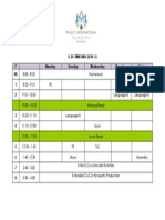 g2 Grant Timetable