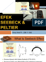 Efek Seebeck Peltier