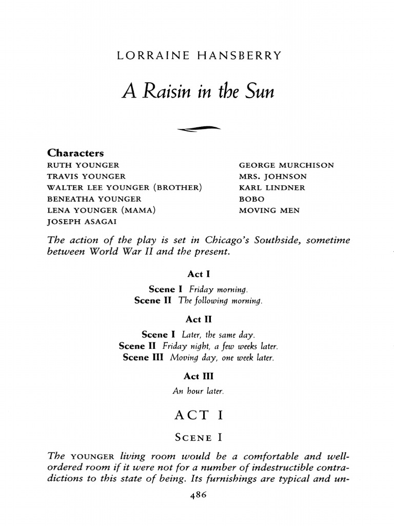 Raisin in The Sun | PDF