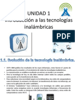 U1. Introduccion A Las Tecnologias Inalambricas