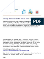 Coronary Thrombosis Global Clinical Trials Review, H2, 2014