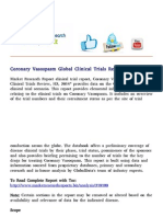 Coronary Vasospasm Global Clinical Trials Review, H2, 2014