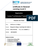 Ringsend General Learning Cert