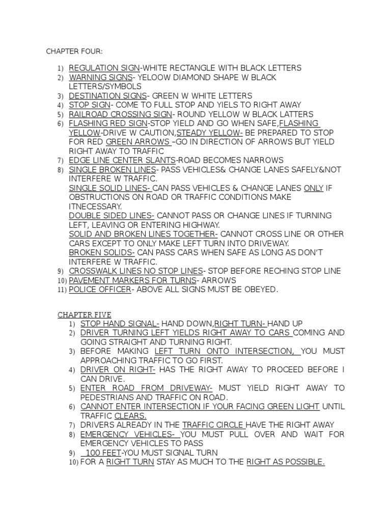 DMV Answer Guide To Written Exam New York City PDF Pedestrian