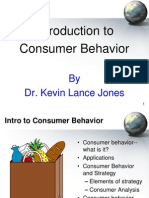 Introduction To Consumer Behavior: by Dr. Kevin Lance Jones
