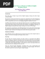 Download Conversational Cloze as a Measure of Ability in English21 by Jason Finley SN23773445 doc pdf