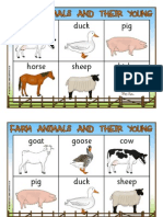 Farm Animal Bingo