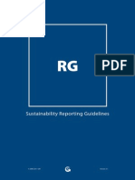 Sustainability Reporting Guidelines