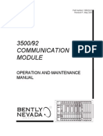 3500 92 Communication Gateway Module Operation and Maintenance Manual 138629-01
