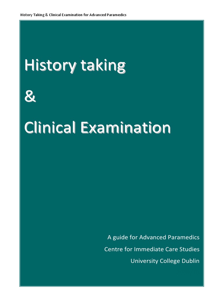 Clinical Exam History Taking Pdf Heart Valve Heart