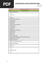 Download Supplier Self Audit Form by Allison Porter SN23774048 doc pdf