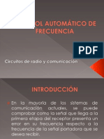 Control Automático de Frecuencia