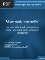 Politica Inspeção