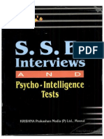 Krishna's S.S.B. Interviews and Phycho-Intelligence Tests