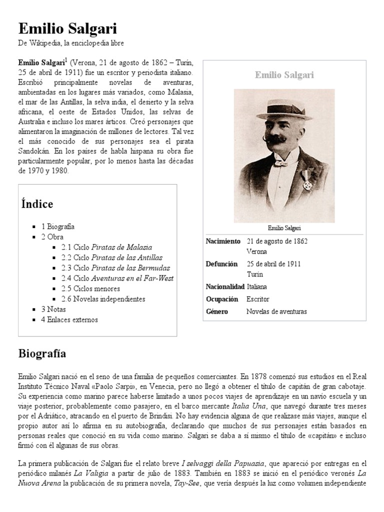 Emilio Salgari | PDF