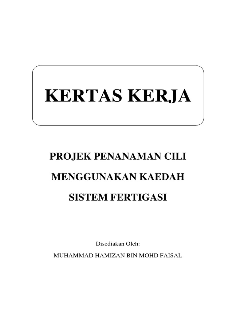 Kertas Kerja Mizan Cili Pdf