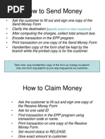 How To Send Money: Specific Branch or Claim Anywhere