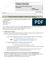 1º Módulo - Lista de Exercícios