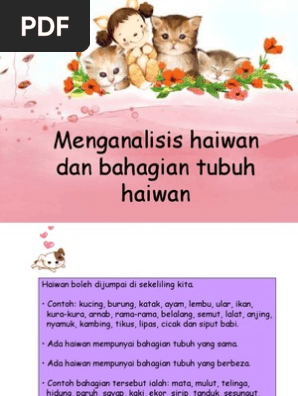 Sains Analisis Haiwan Dan Tubuh Haiwan