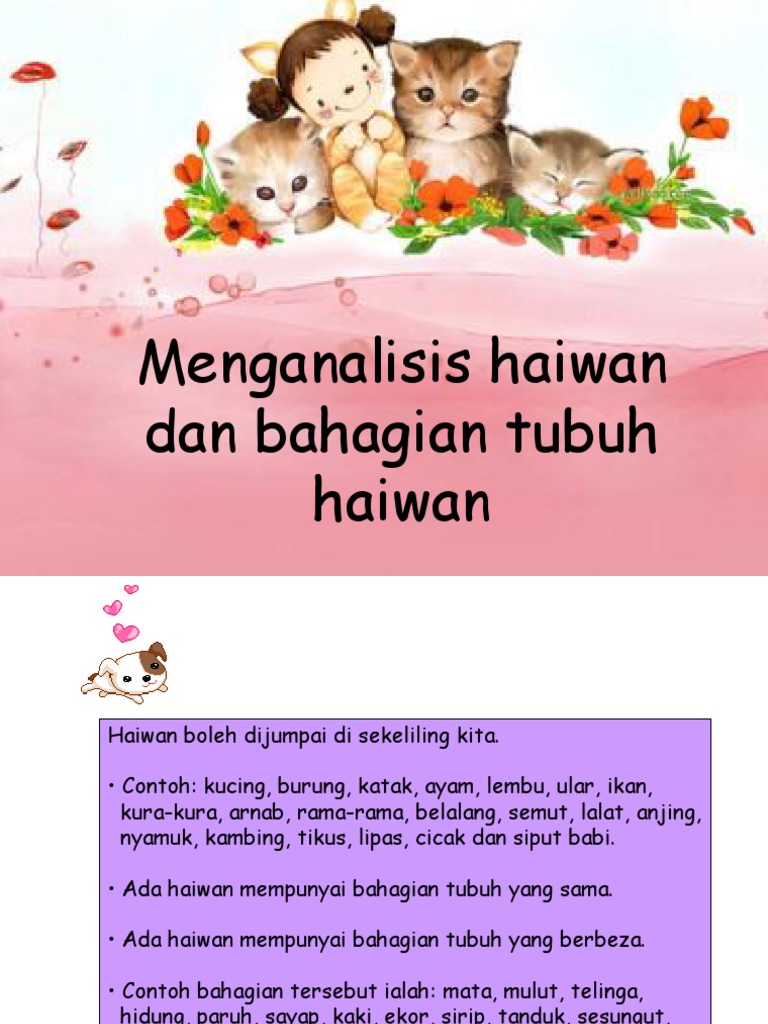 Sains Analisis Haiwan Dan Tubuh Haiwan Pdf