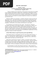 Writing Guidelines - Aug 2014