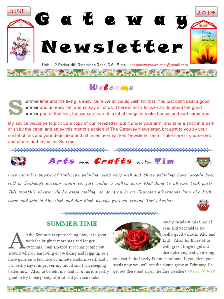 Gateway June Newsletter 03jun14 | PDF