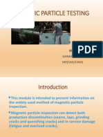 Magnetic Particle Testing