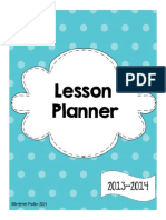 Lesson Planner Freebie