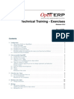 Openerp Technical Training v6 Exercises FR