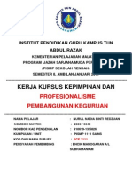 profesionlaisme kerja kursus