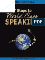 7 Steps to World Class Speaking