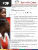 Recuperador de Credito