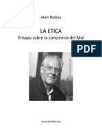 Badiou, Alain - La Ética. Ensayo Sobre La Conciencia Del Mal [1993]