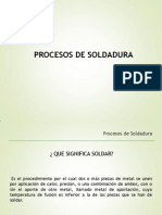 Procesos de Soldadura