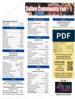 Saline Fair Schedule