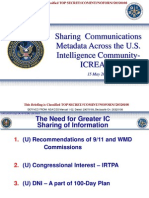 NSA Leaks August 25, ICREACH, CRISSCROSS, PROTON, Ed Snowden 2014 Sharing Communications Metadata Across the US