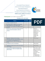 Rúbrica Tarea 1 Juan Gabriel Quirós