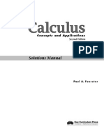 Calculus - Concepts and Application - Solution Manual - 2nd Ed - 2005