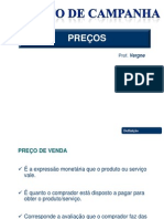 1º Aula - Preço