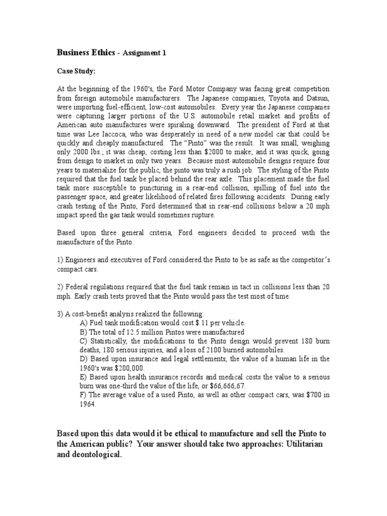 Business ethics assignment image