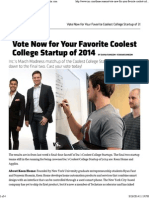 Vote Now for the Coolest College Startup of 2014 _ Inc