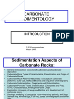 Carbonate Sedimentology: R. P. Koesoemadinata March 2005