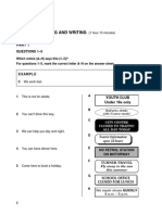 KET3 LB TEST ReadingWriting