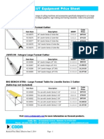 Coda Keencut Price List