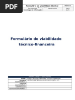 Formulário de Análise de Viabilidade Técnico-Financeira - Cópia
