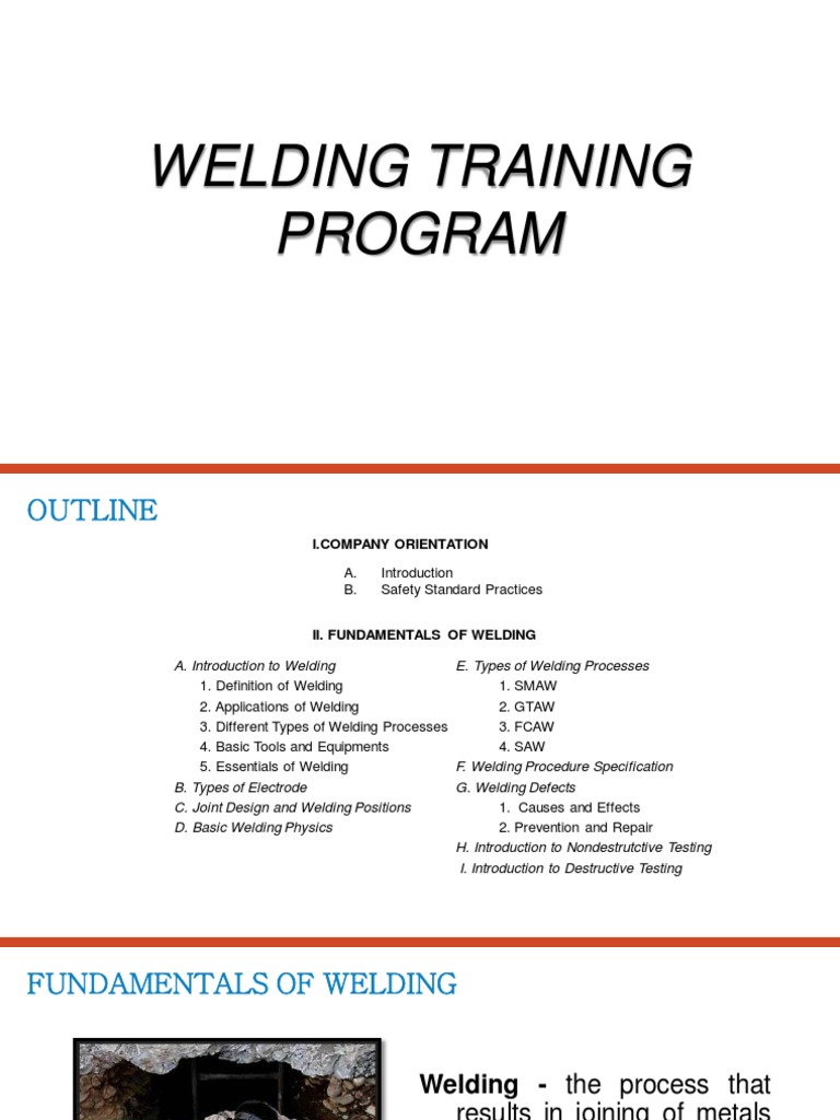 Welders Training Program Manual | Welding | Ultrasound