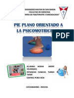 Pie Plano Psicomotricidad