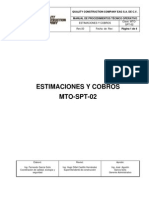 MTO-SPT-02 Estimaciones y Cobros