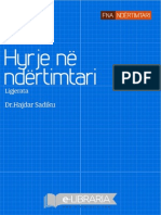 Hyrje Ne Ndertimtari Ligjerata DR - Hajdar Sadiku FNA