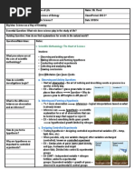 What Is Science Cornell Notes Example